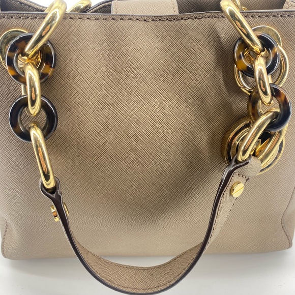 Michael Kors Cynthia Sm Leather Satchel - Picture 5 of 6